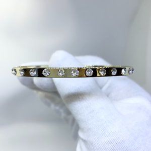 New 18K Gold Filled 'UNISEX' Bracelet CZ Crystals